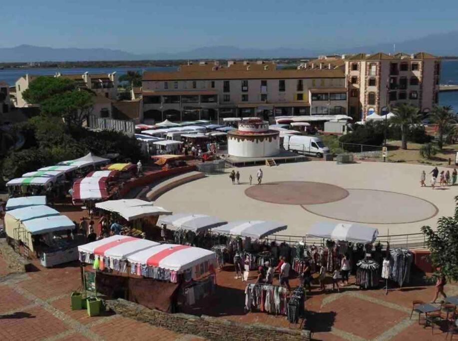 Appartement Vue Lac Marin Et Canigou Le Barcarès Екстериор снимка